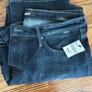 Mavi Men's Deep Indigo Relaxed Jeans